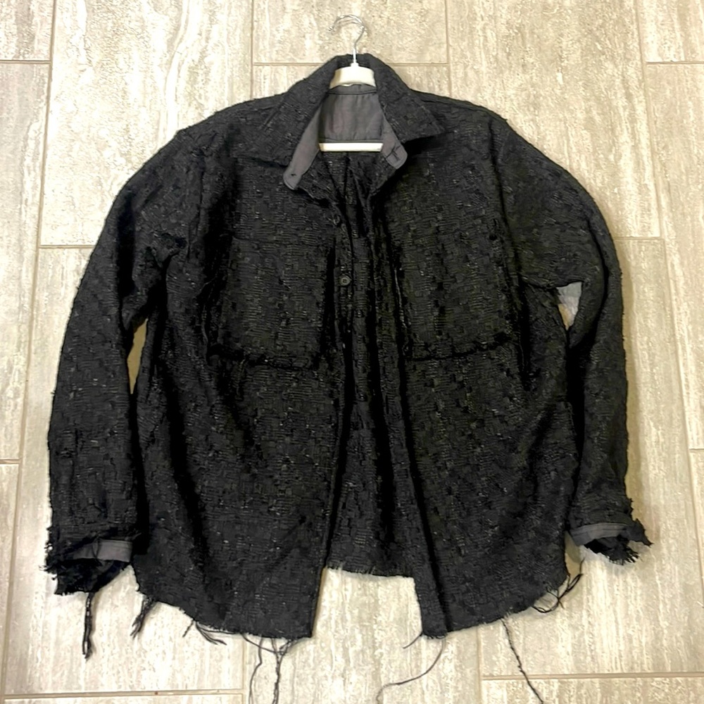 MNML distressed shirt size medium